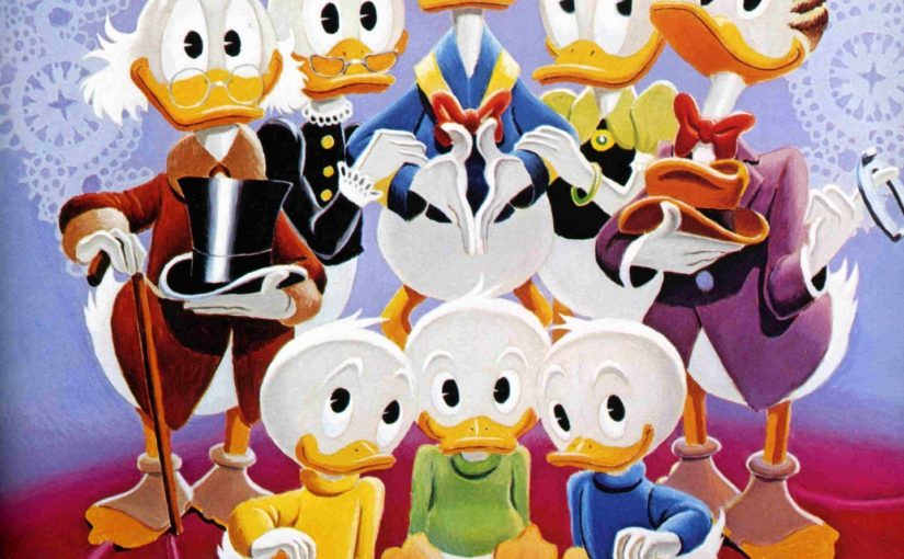 duck family portrait scrooge mcduck 1345440703