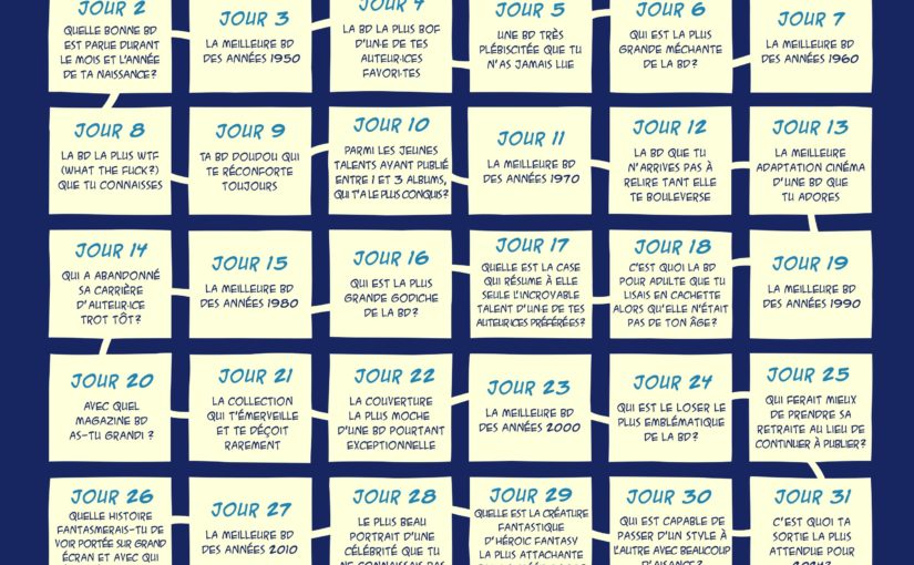 Le #31ChallengeBDMC sur les réseaux
