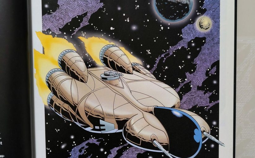 Vaisseau seul dans l'espace